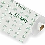 OFIXO 50 Meters (500 Gram) Food Wrapping Roll – Premium Non-Stick Butter Wrapping. Food Wrapping, Re-heatable, Oven Safe Parchment