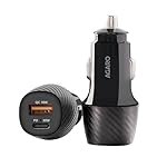 AGARO Pulse Car Charger, Dual Port with 51W Fast Car Charger with Dual Output (33W Pd Type C Port + 18W USB A Port), Fast Charging, for Smartphones, iPhones, Tablets, Earbuds & More â Black