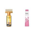 Indulekha Bhringa Hair Oil, 100ml And POND’S Dreamflower Fragrant Talcum Powder, Pink Lily, 400 g