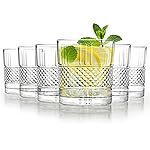 CELLO Brilliant Tumbler Glass Set of 6, 325ml Each | Dishwasher Safe | Comfortable Grip & Stackable | Perfect Glasses for Drinking Water, Juice, Cocktail, Cold Drinks | for Daily Use & Gifting