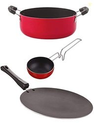 Nirlon Kitchen Accessories for Cooking Non Stick Aluminium cookware Se