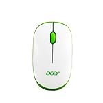 acer Flow Wireless Mouse | 1600 DPI Optical Sensor | 2.4GHz Wireless with USB Nano Receiver | Ergonomic Lightweight Design | Smooth Tracking for Laptop, PC & Mac â White/Green