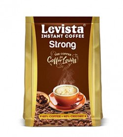 Levista Strong Instant Coffee (100 Gram Pouch) | Premium Blend of 60%