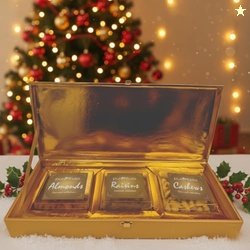 Purevida Premium Dry Fruits Gift Box | Almonds, Cashews & Raisins | Lu