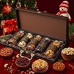 Purevida Premium Dry Fruits Gift Box | 750g Assorted Nuts & Berries | Cashews, Almonds, Raisins, Cranberries & Kesar Malai Almond Daggers | Christmas & New Year Festive Gift Hamper