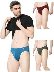 VIP Men's Skin2 Assorted Cotton Brief Underwear for Men with Elasticat