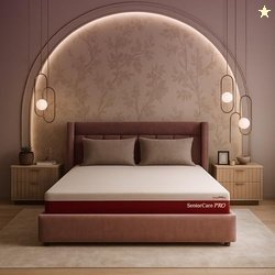 SleepyHug Senior Mattress for Elderly/Parents| 6-Inch Natural Latex Ma