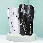 Vector X V2 Football Protection Shin Guard/Shinpad | Durable | Lightweight (M, Black)