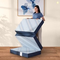 Livpure Smart Tri-Fold Mattress | Foldable Bed | Guest Bed | Travel |