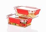 RITU Plastic Storage Box 1600ml |Fridge Organizer Container with Airtight Lid for Food, Vegetables, Fruits, Fish, and Eggs | Durable, Transparent, BPA -Free for Kitchen and Home Storage