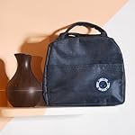 Clazkit Insulated Storage Cotton Lunch Bag, Suitable for Travel, Office, School, Color May Vary