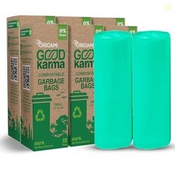 Good Karma Compostable & Eco Friendly Garbage Bags for Dustbin | Small