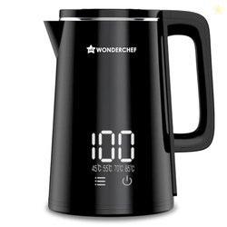 Wonderchef Onyx Cool-touch Digital Kettle, 1.8 L, Stainless-steel Inte