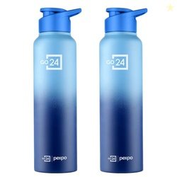 PEXPO Water Bottle 1 ltr Stainless Steel Sports/Fridge Bottle with Sip