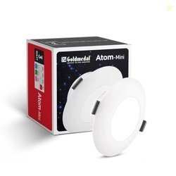 Goldmedal Atom Mini 3W LED Downlight for Home & Cabinet | Recessed Sur