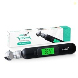 Onelap TyreChek - Digital Tyre Pressure Gauge (Zinc Alloy Head) | 0-15