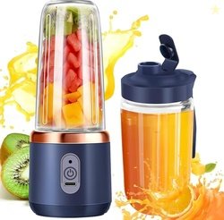 Qlect Portable Blender for Smoothies & Juices | 400ML Compact Jar for