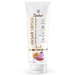 DABUR Kesar Ubtan Face Wash-100ml | Enriched with Natural Turmeric, Niacinamide & Saffron to Brighten, Tone and gently Exfoliate Skin | For Removing Tan, Dark Spots, Dirt & Impurities