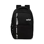 Safari Quill Large Laptop Backpack 26 Ltrs Water Resistant Fabric – Black