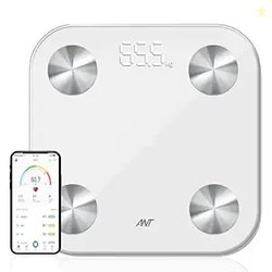 ANT Alpha Smart Scale for Body Weight, App Enabled Digital Bathroom Sc