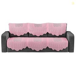 Kuber Industries (Set of 6) Stylish & Durable Cotton Sofa Covers 3 Sea