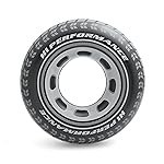 Intex Giant Tire Inflatable Floating Swimming Tube Raft (Black)