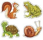 Creative’s Early Puzzles Step -II Small Animals Puzzle | Animals Toy Game | Early Puzzles Step-II Series | Educational Toddler Toy | Jigsaw Puzzles for Kids of Age 3 & Years