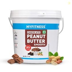 MYFITNESS Peanut Butter Chocolate Spread Smooth 2.5kg | 22g Protein &