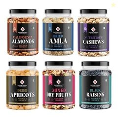 Nature Purify Dry fruits Combo 1.5 kg (Almond, Cashew, Apricots, Black