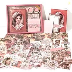 Scrapbooking Journal Supplies Set Vintage Aesthetic Sticker Kit for DI