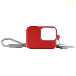 GoPro Camera Sleeve Plus Lanyard,Red,(Acsst-005)