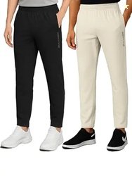 BULLMER Trendy Solid Cotton Blend Regular Fit Trackpant for Men | Mid-