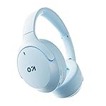 GOBOULT Q Over Ear Bluetooth Headphones with 70H Playtime, 40mm Bass Driver, Zenâ¢ ENC Mic, Type-C Fast Charging, 4 EQ Mode, IPX5, Made in India, Headphones Wireless with mic (Ice Blue)
