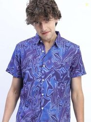 HIGHLANDER Men Slim Fit Printed Shirt