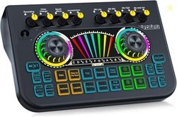 Cezo X3 Professional Live Streaming USB Audio Interface with 2 mic inp