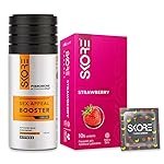 Skore Pheromone Activating Deodorant 150ml & Skore Strawberry condoms – 10s
