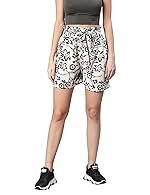 oxolloxo Floral Print Elasticated Women Shorts