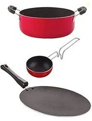 Nirlon Kitchen Accessories for Cooking Non Stick Aluminium cookware Se