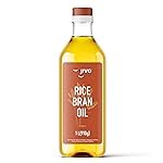 Jivo Rice Bran Oil 1 Litre Cooking Oil | Rich in Antioxidants | Ideal for Deep Frying, SautÃ©ing & Baking | Chemical-Free