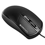 ZEBRONICS Byte Wired Optical Mouse with 3 Buttons, High Precision, 1000 DPI, Works on Most Surfaces, Plug & Play, USB Interface, 1.3m Cable Length