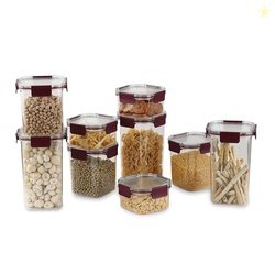 CELLO Stack Lock Storage Container Set of 9, BPA Free Air tight Kitche