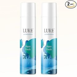 LURE Room Freshener|Aerosol Air Freshener For Home And Office-Aqua Fre