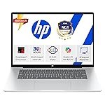 HP Omnibook 5 OLED (Previously Pavilion), Snapdragon X Processor (16GB LPDDR5x,1TB SSD) 2K OLED,16”/40.6cm, Win11, M365*Office24, Glacier Silver, 1.59kg, fb0001QU, Backlit, Next-Gen AI Laptop