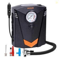 UN1QUE Tyre Inflator for Car, 150PSI Car Air Pump, 12V DC Portable Air