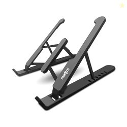 FRONTECH Laptop Stand Featuring Portable Foldable Design, Anti-Slip Si
