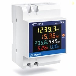6 In1 Digital Energy Meter Single Phase 6-in-1 AC Watt Meter 40-300V 1