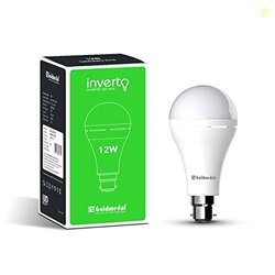 Goldmedal Inverto 12W B22 Emergency Rechargeable LED Bulb |Inverter Bu