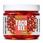 Taco Bee Strawberry With Honey | Premium | Sweet And Healthy | Rich In Antioxidants | Immunity & Energy Booster | Pure And Natural Organic Honey | Strawberry Mixed Honey (400 Gm)