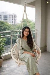 Patiofy Single Seater Home Swing For Adults&Kids|Suitable For Living R