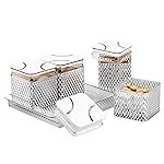 PEARLPET Fiesta Air-Tight Dry Fruit Container Tray Set With Lid & Serving Tray, Airtight Plastic Storage Container Set 500 ml | Set of 4 | Silver